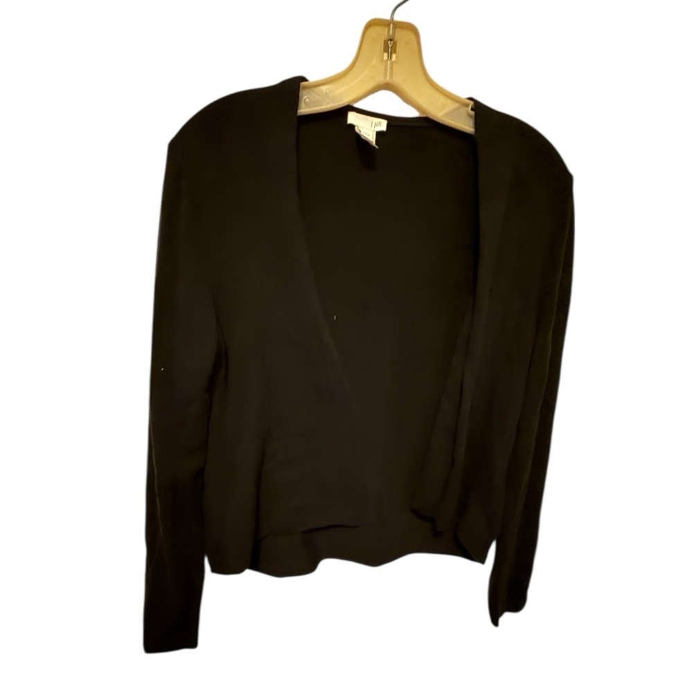 J Jill‎ Black Cardigan Sweater